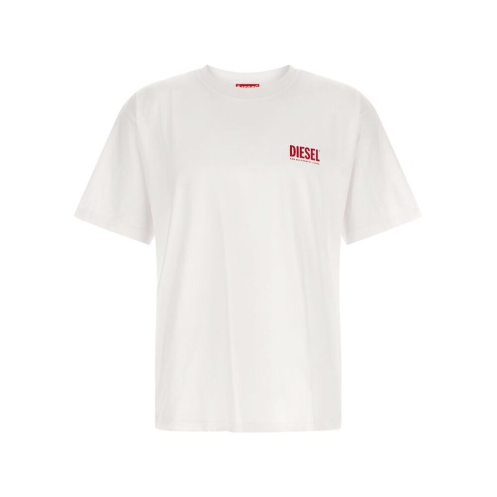 Diesel White Cotton Men's T-Shirt